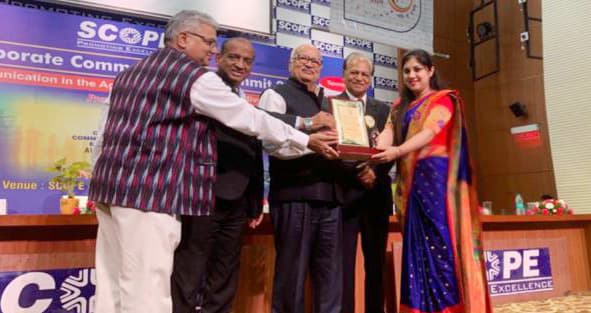 WAPCOS Conferred with Best Corporate Communication Campaign and Program - External Communication