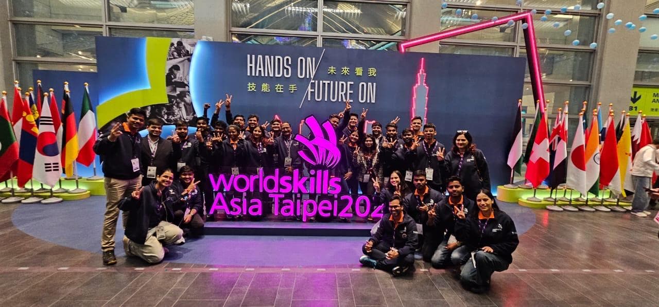India makes historic debut at WorldSkills Asia Competition 2025; Grand Opening Ceremony held in Chinese Taipei