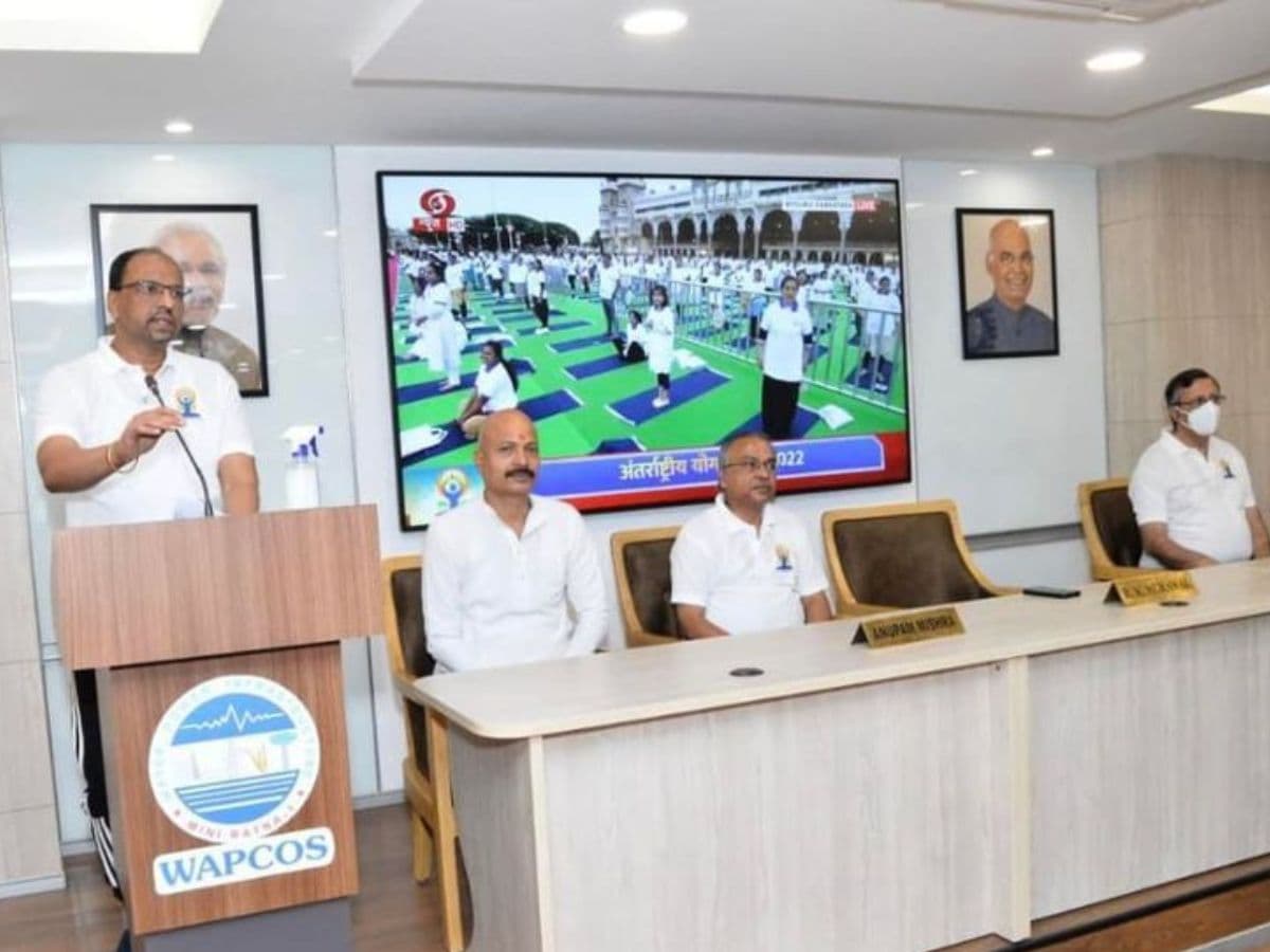 Yoga Day Celebrations at WAPCOS office Gurugram
