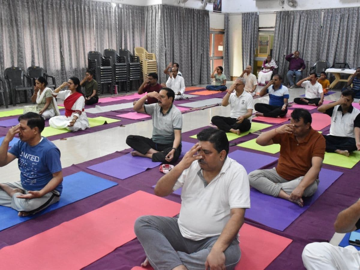 Yoga practiced at SECL on International Yoga Day