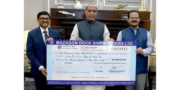 MDL pays interim dividend worth Rs 92.56 crore