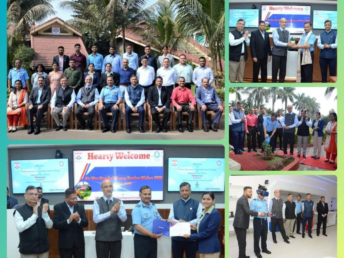Air Vice Marshal Manas Ranjan Mishra visited HPCL's Temple of Learning, HP MDI