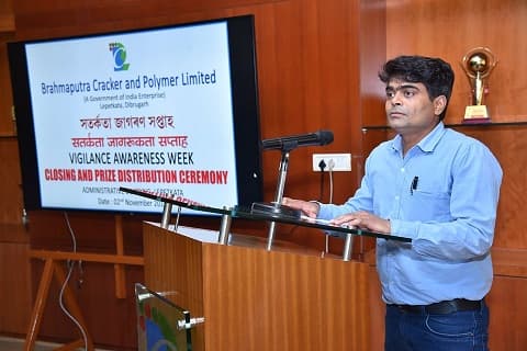 Vigilance Awareness Week 2019 observed in Brahmaputra Cracker and Polymer Limited