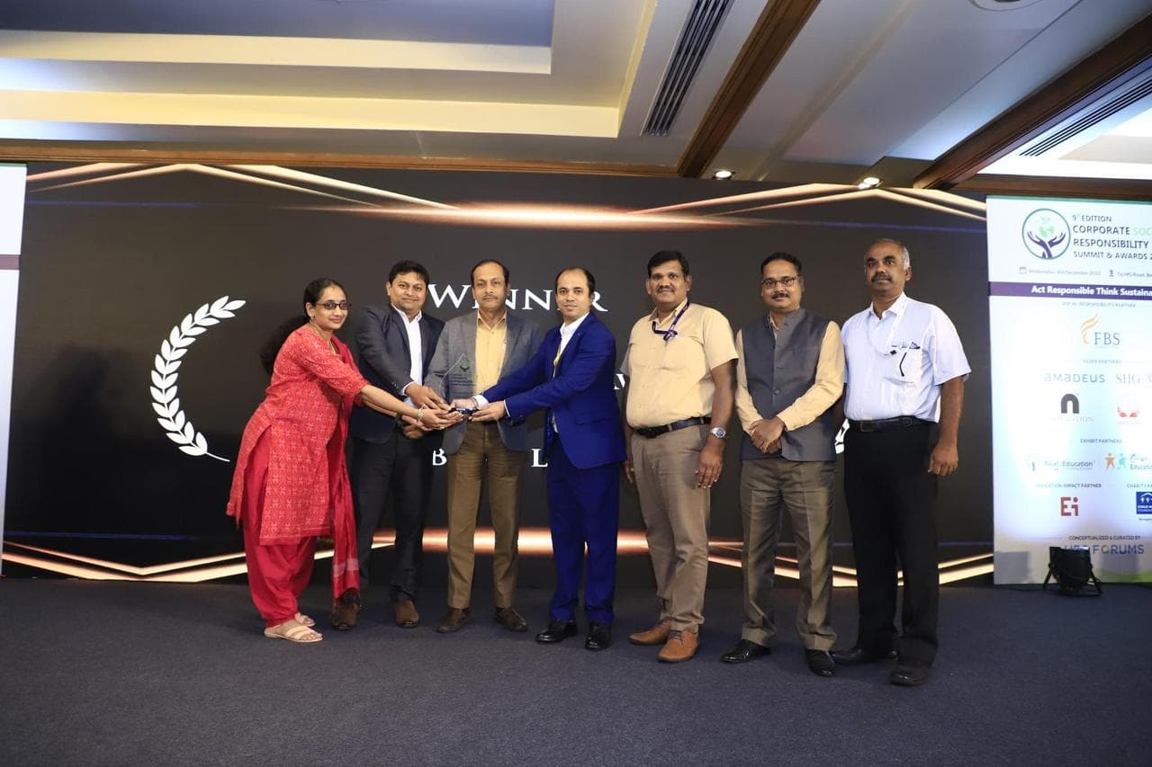 BEML adjudged winner for CSR Leadership Award 2023