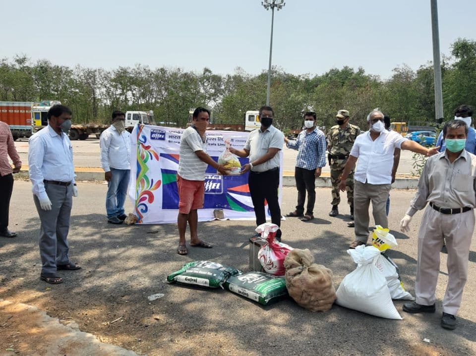 BHEL Hyderabad unit provide cooking provisions to truck drivers