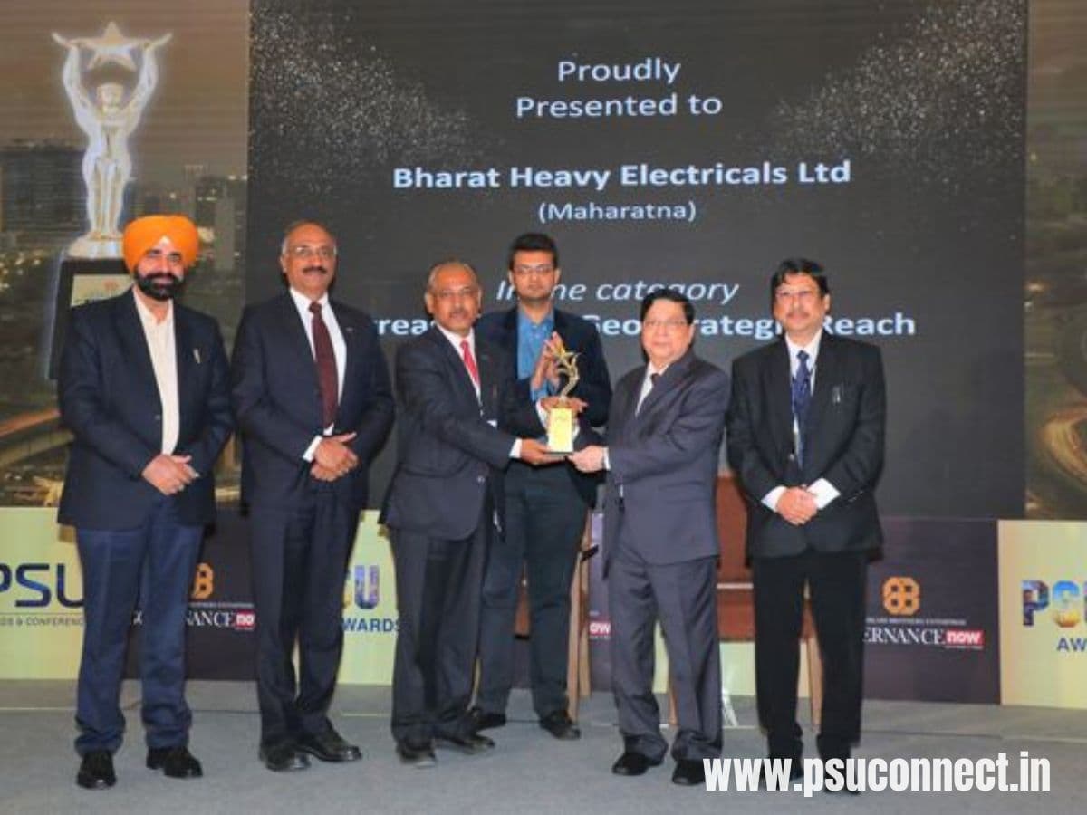 BHEL wins Governance Now PSU awards 2022 in seven categories