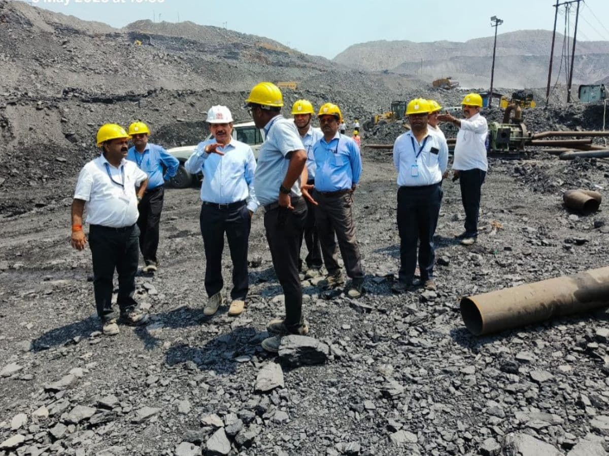 CMD SECL Visits Dipka Mega Project