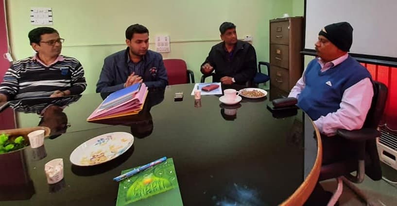 First management review meeting of the env laboratory at CMPDI