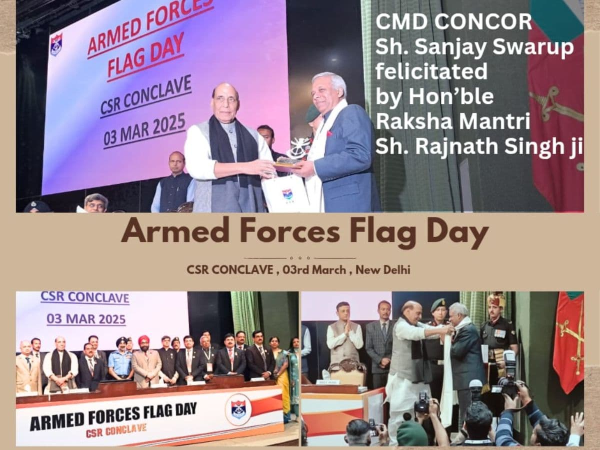 CONCOR participates in 6th Armed Forces Flag Day