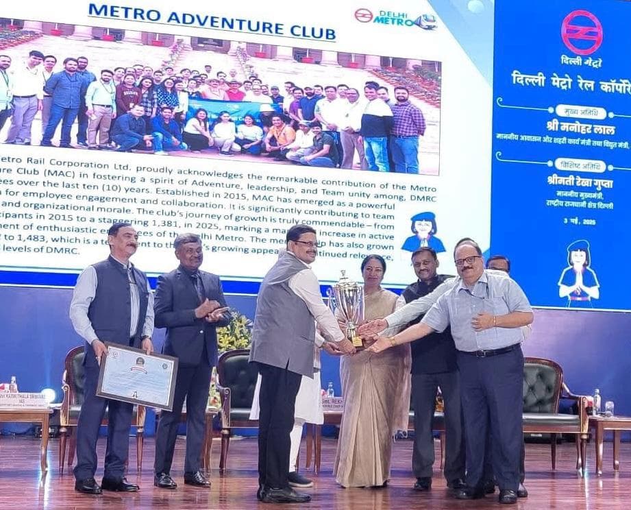 The Delhi Metro Rail Corporation (DMRC) observed its 31st Foundation Day