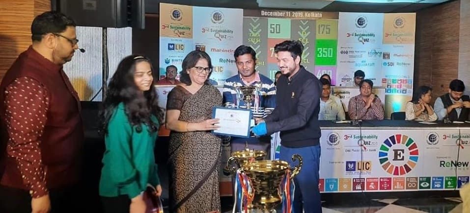 ECL awarded 2nd runner up in 3rd sustainability quiz 