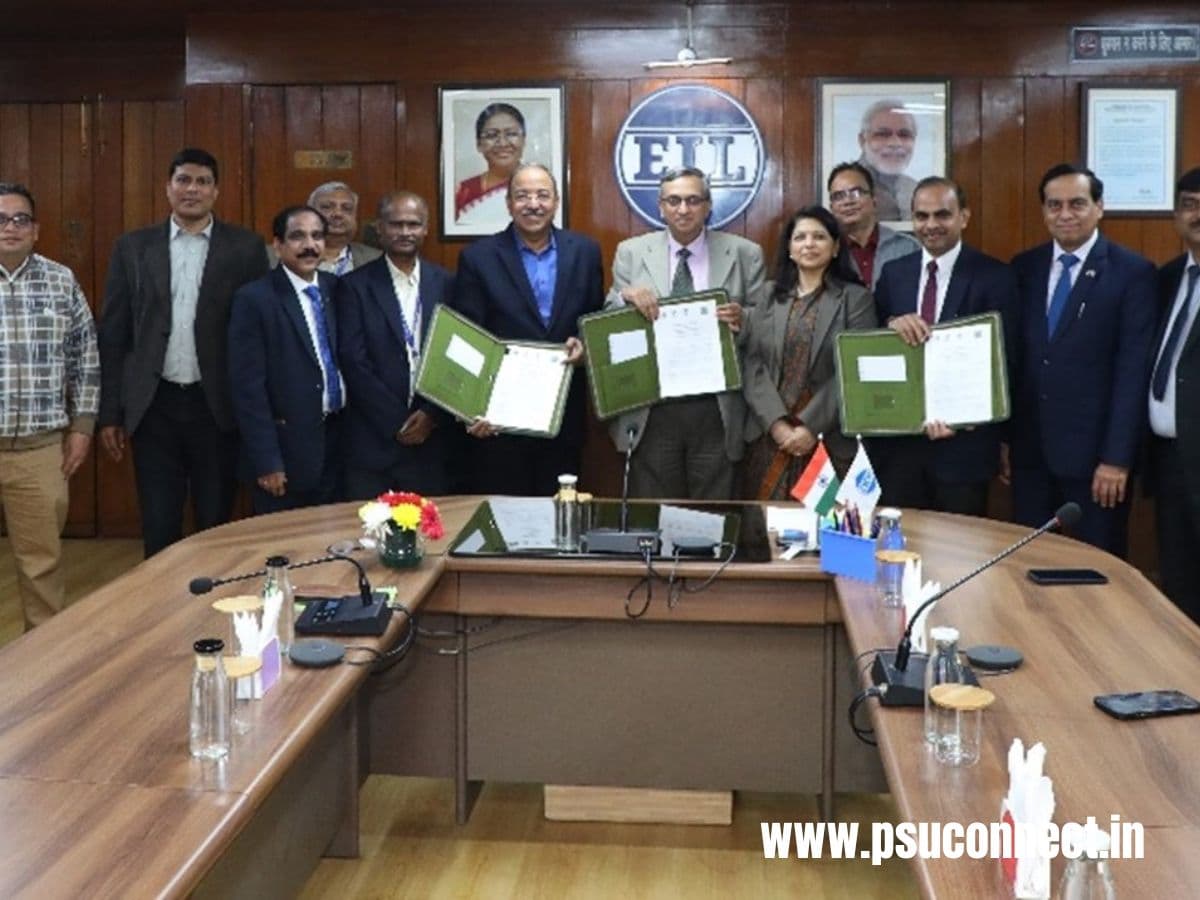 EIL inks MoA with ONGC Energy Centre Trust and CSIR-IIP for Collaborative Technology Development