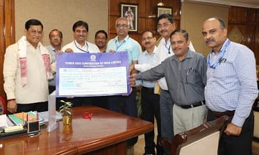POWERGRID NER contributes for Flood Relief 
