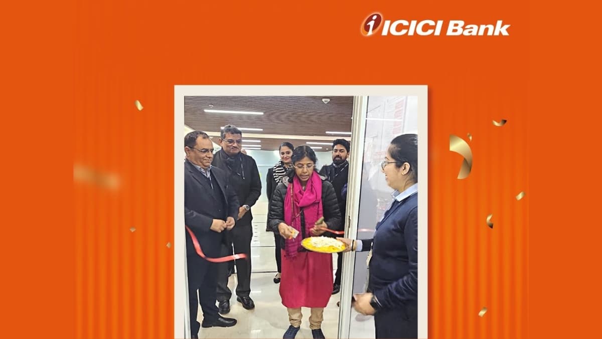 ICICI Bank inaugurates Branch at Sankalp Bhawan equipped with Cash Recycling Machine