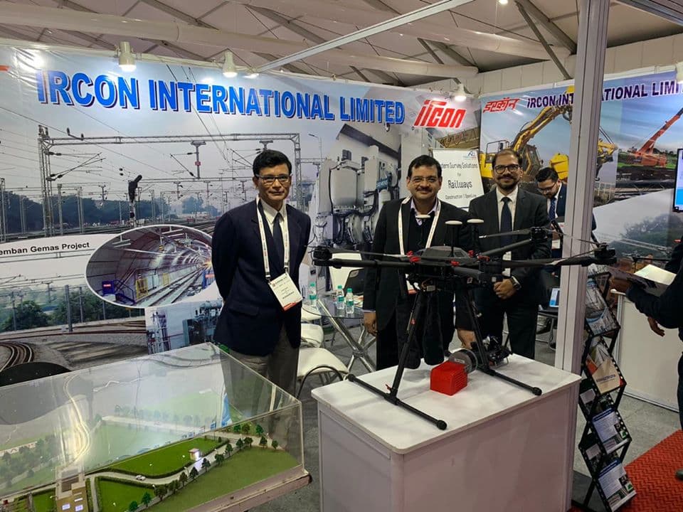 IRCON at rail pavilion of Elecrama 2020
