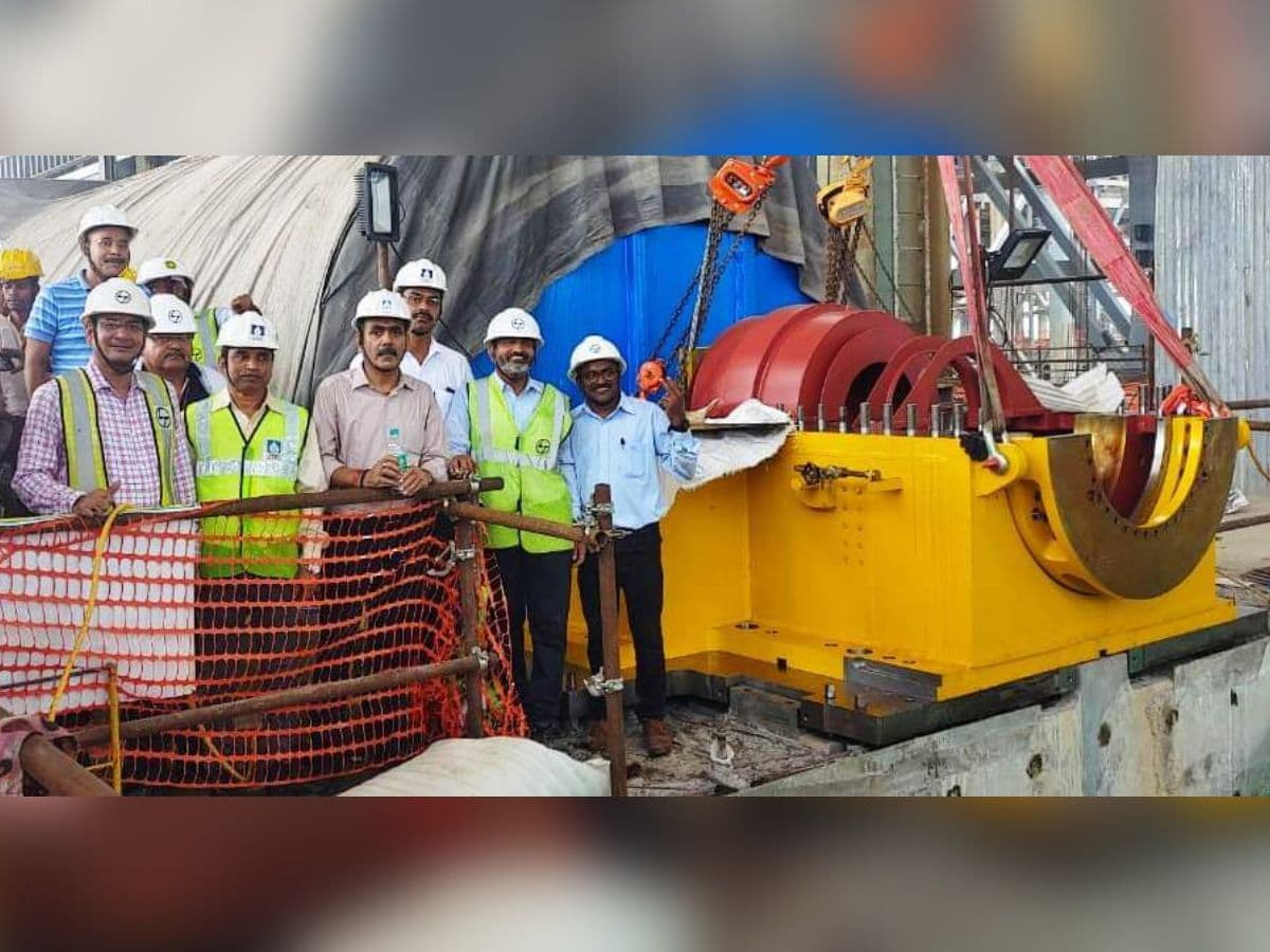 SJVN Chairman laid foundation of Turbine of 1st unit of 1320 MW Buxar Thermal Power Project