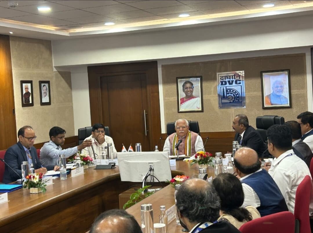 Union Minister Shri Manohar Lal visits Damodar Valley Corporation headquarters