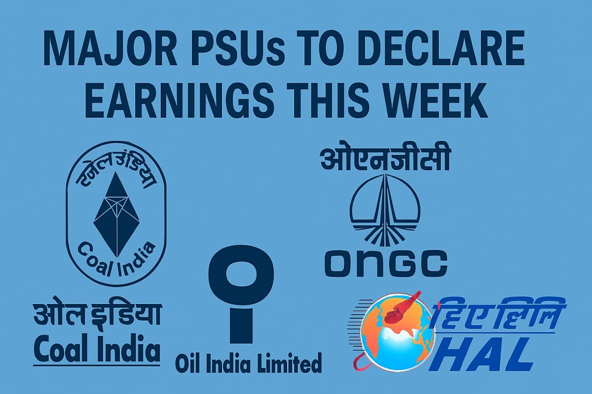 Major PSUs to declare earnings this week