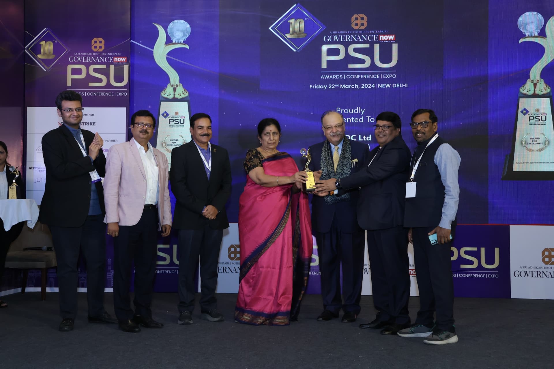 NMDC excels at Governance Now 10th PSU Awards