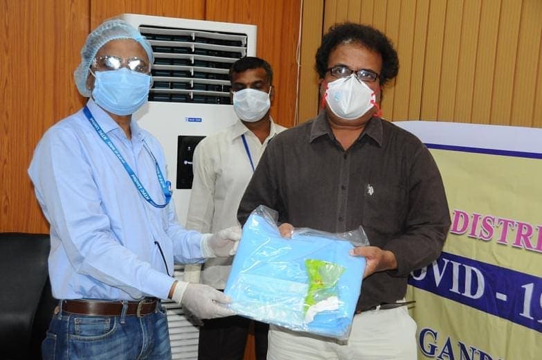 NTPC provides PPE kits to Gandhi Hospital