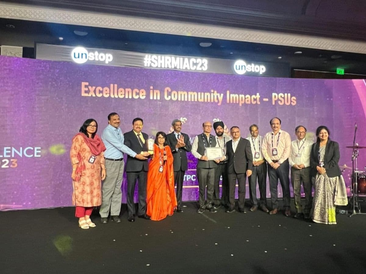 NTPC bags SHRM India Excellence Award in Community Impact Category