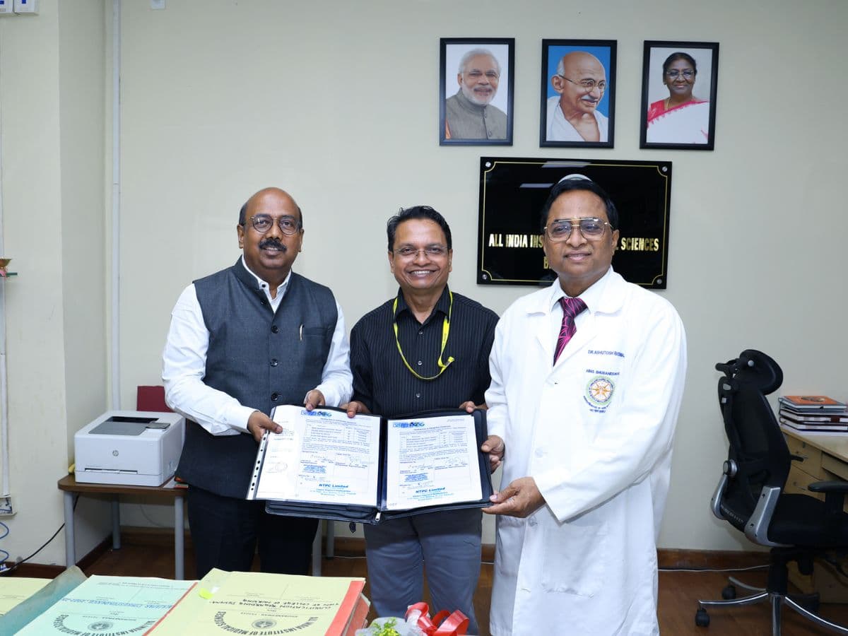 NTPC Extends CSR Support to AIIMS Bhubaneswar with Medical Equipment Worth Rs 63.59 Lakhs
