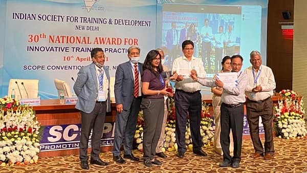 NTPC Awarded for Innovative Training Practices by ISTD for 2 years