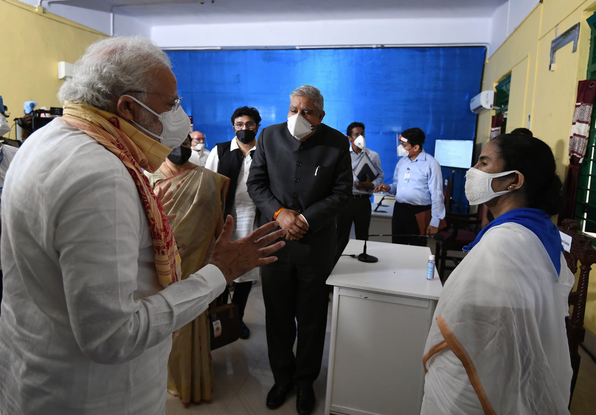 PM undertakes aerial survey of cyclone amphan affected areas in West Bengal