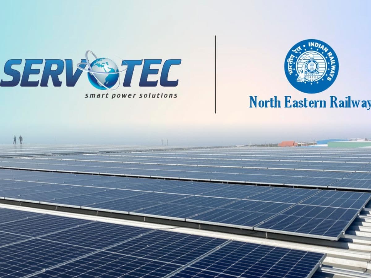 Servotech Renewable bags order of 2 MW Solar Rooftop Project from NE Railway