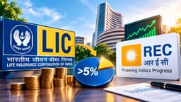 LIC Discloses More Than 5% Stake in REC Limited