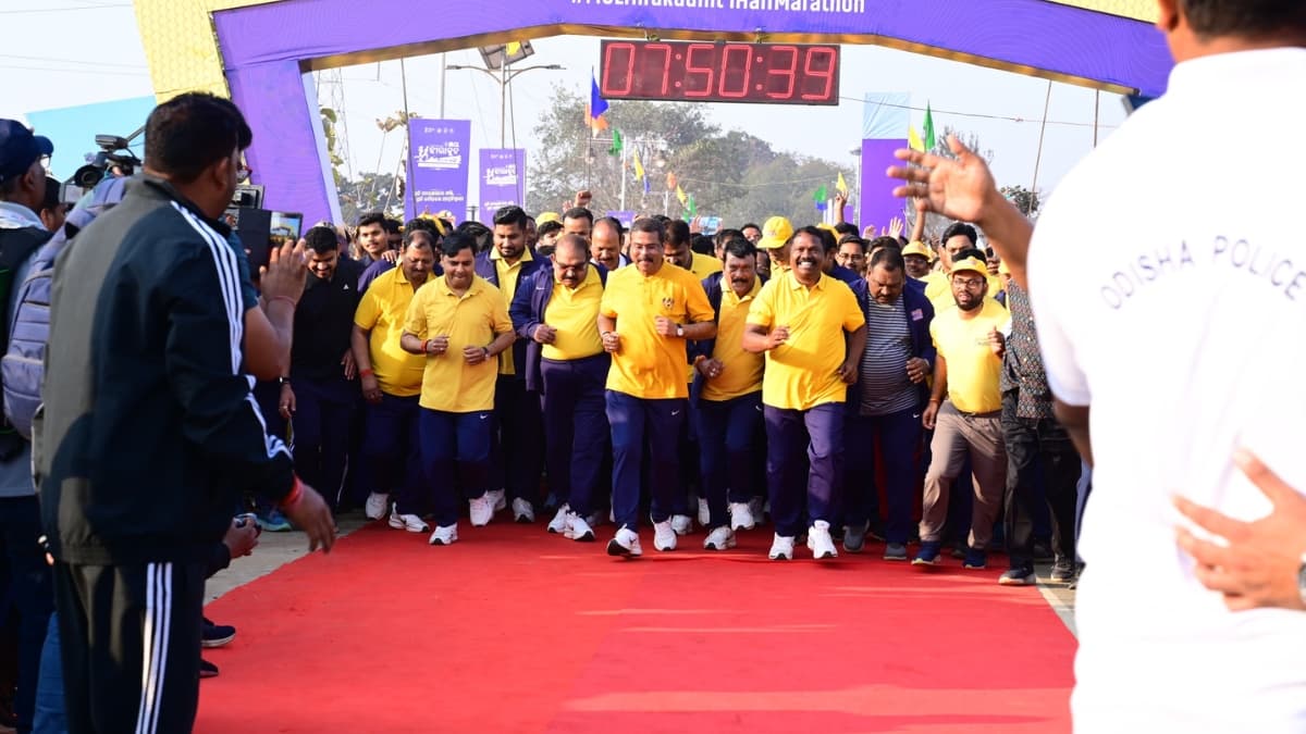 10,000+ Runners Join MCL Hirakud International Half Marathon 2026 at Hirakud Dam