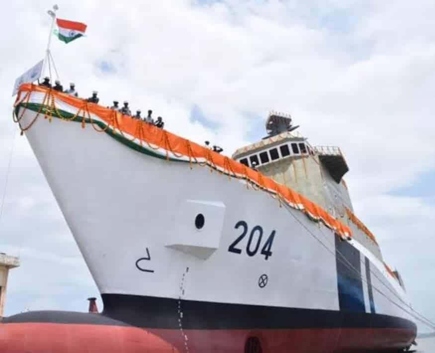 ICG launches first Indigenously Developed Pollution Control Vessel