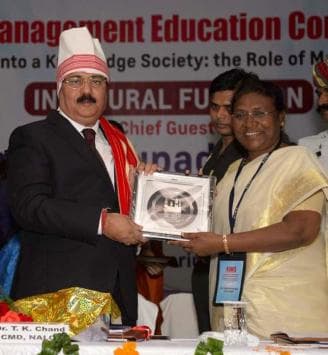 NALCO CMD conferred with Prestigious Management Award