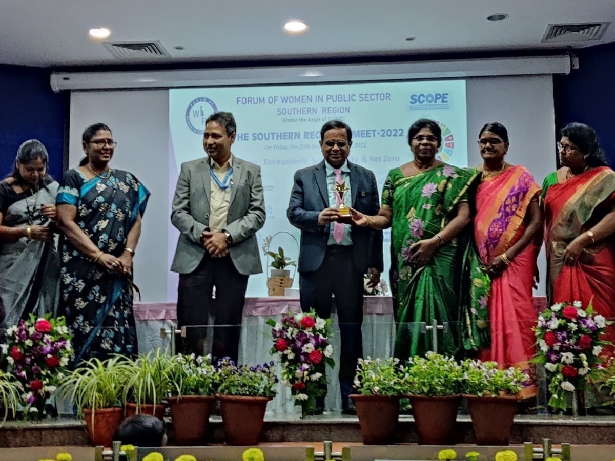 WIPS wing of RINL presented prestigious recognition award