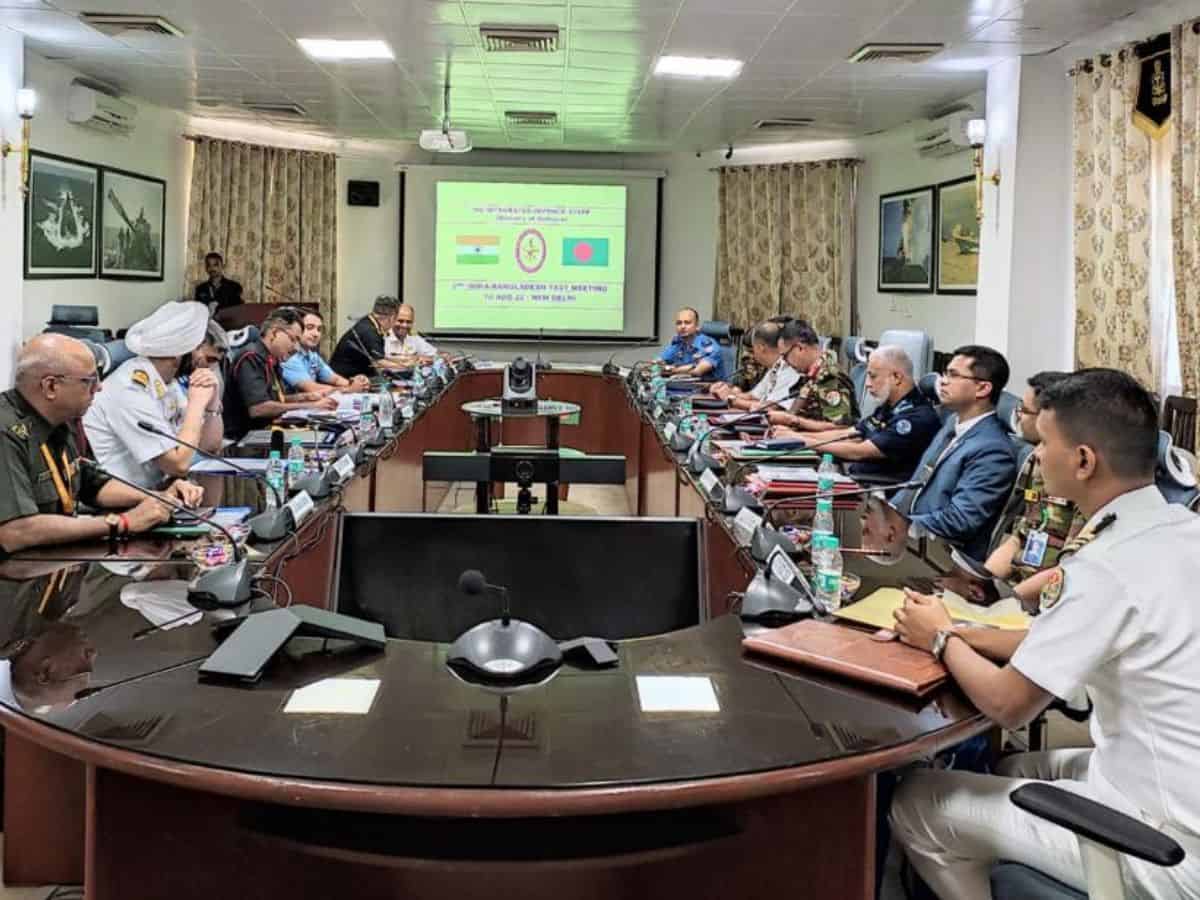 2nd Indo-Bangladesh Tri-services Staff Talks held in New Delhi
