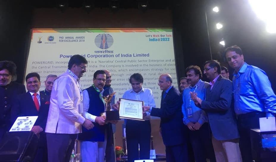 POWERGRID wins Good Corporate Citizen of the Year 2018 Award