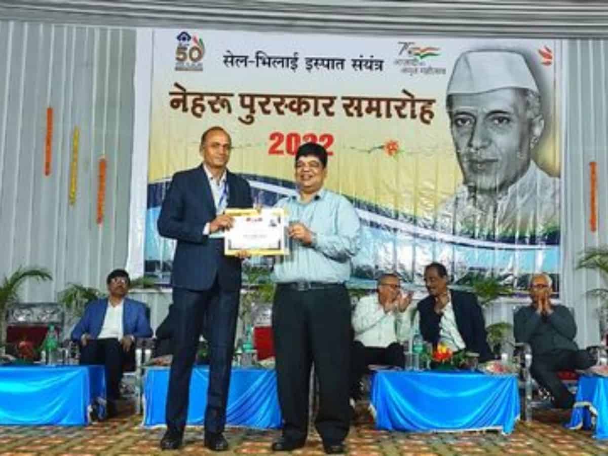 576 employees of SAIL-Bhilai Receive Nehru Awards