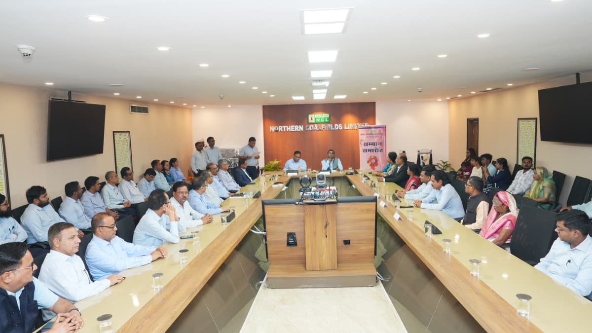 59 Employees Retire from Northern Coalfields Limited in February; Felicitated for Their Dedicated Service