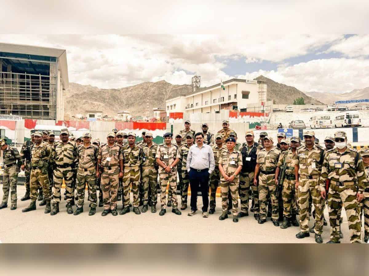 AAI Chairman Vipin Kumar reviewed Leh Airport