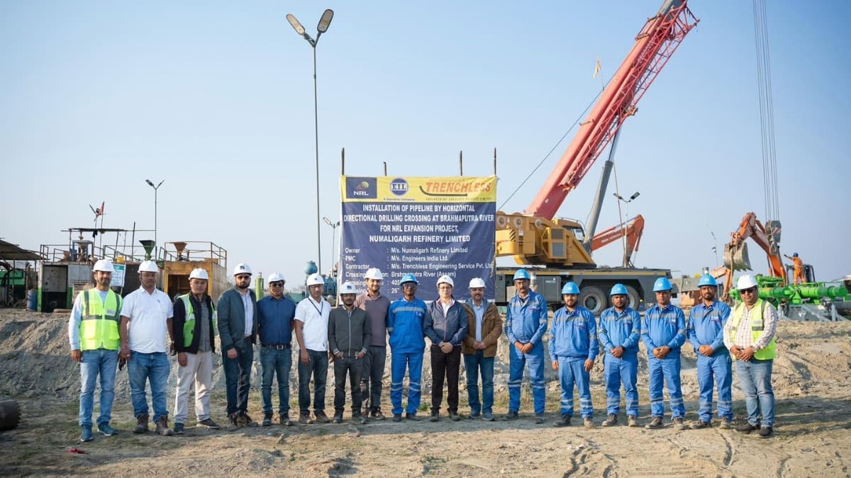 Assam’s NRL Sets Global Feat: 4,058m Oil Pipeline Under Brahmaputra