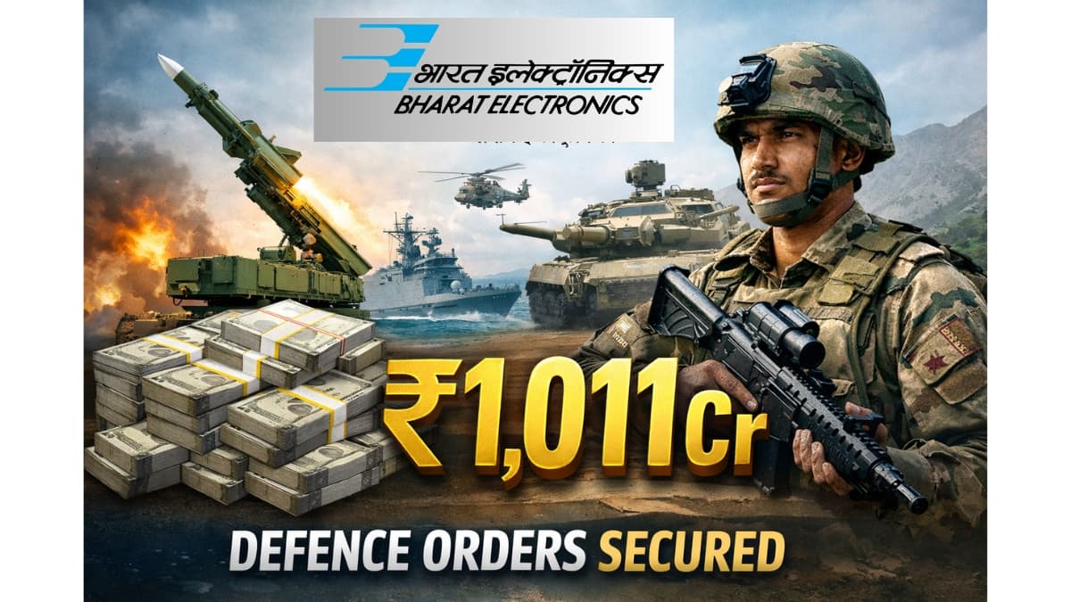 BEL Secures ₹1,011 Crore Defence Orders, Strengthens Order Book