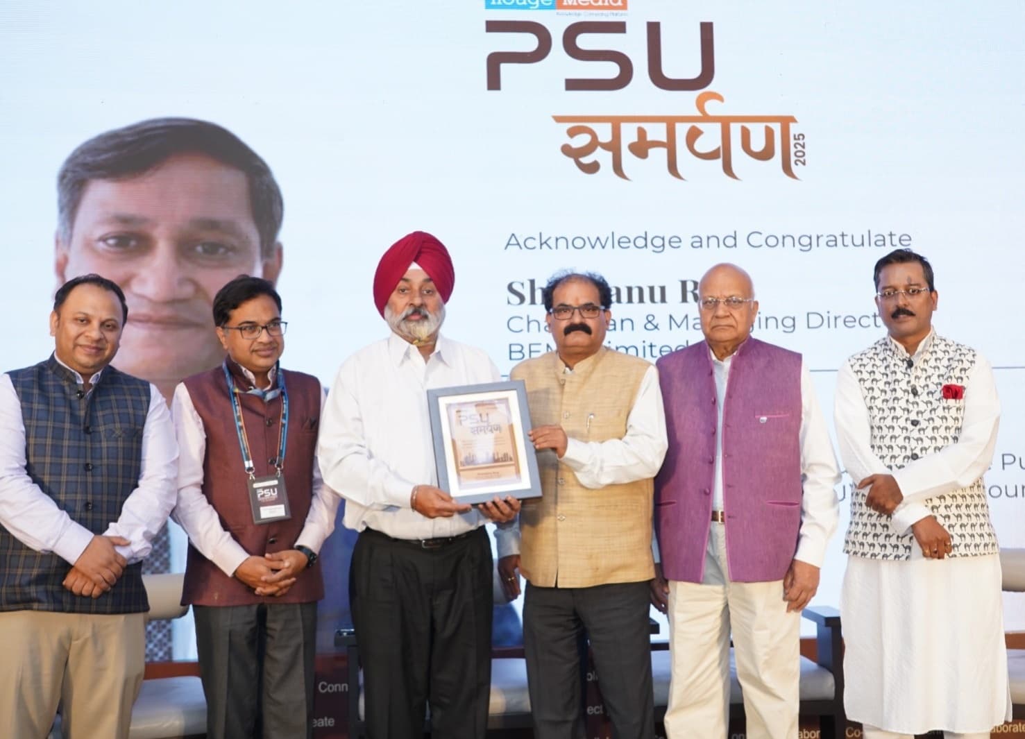 BEML CMD Honoured with Samarpan PSU Award at PSU Transformation Conclave 2025
