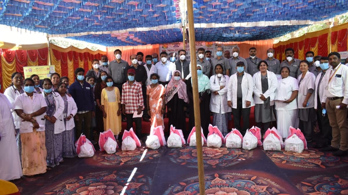BEML KGF Distributes 190 Nutritional Kits to Support TB Patients and Boost Community Health