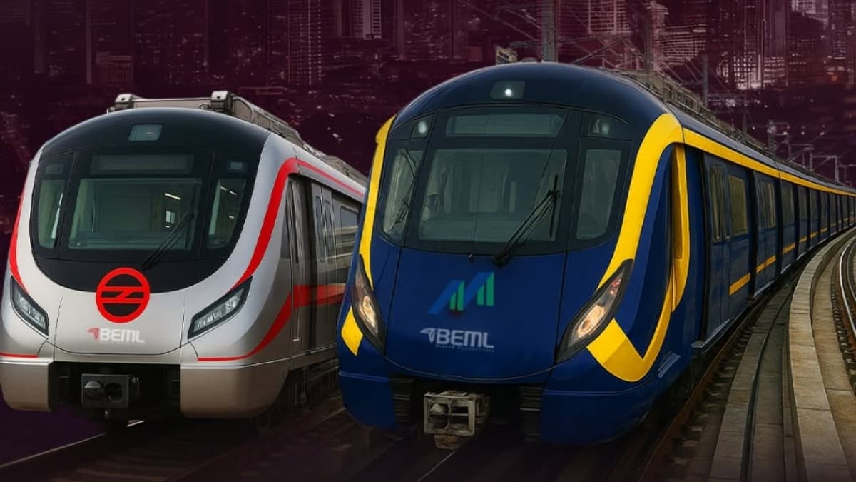 BEML Says It Has Supplied Over 2,100 Metro Coaches Across India