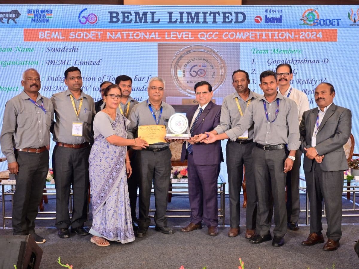 BEML Partners with SODET to host National Level Quality Circle Competition