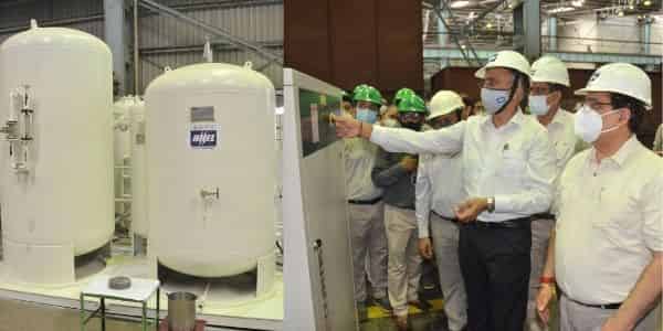 BHEL CMD inaugurates first 500 LPM capacity Oxygen Generation Plant