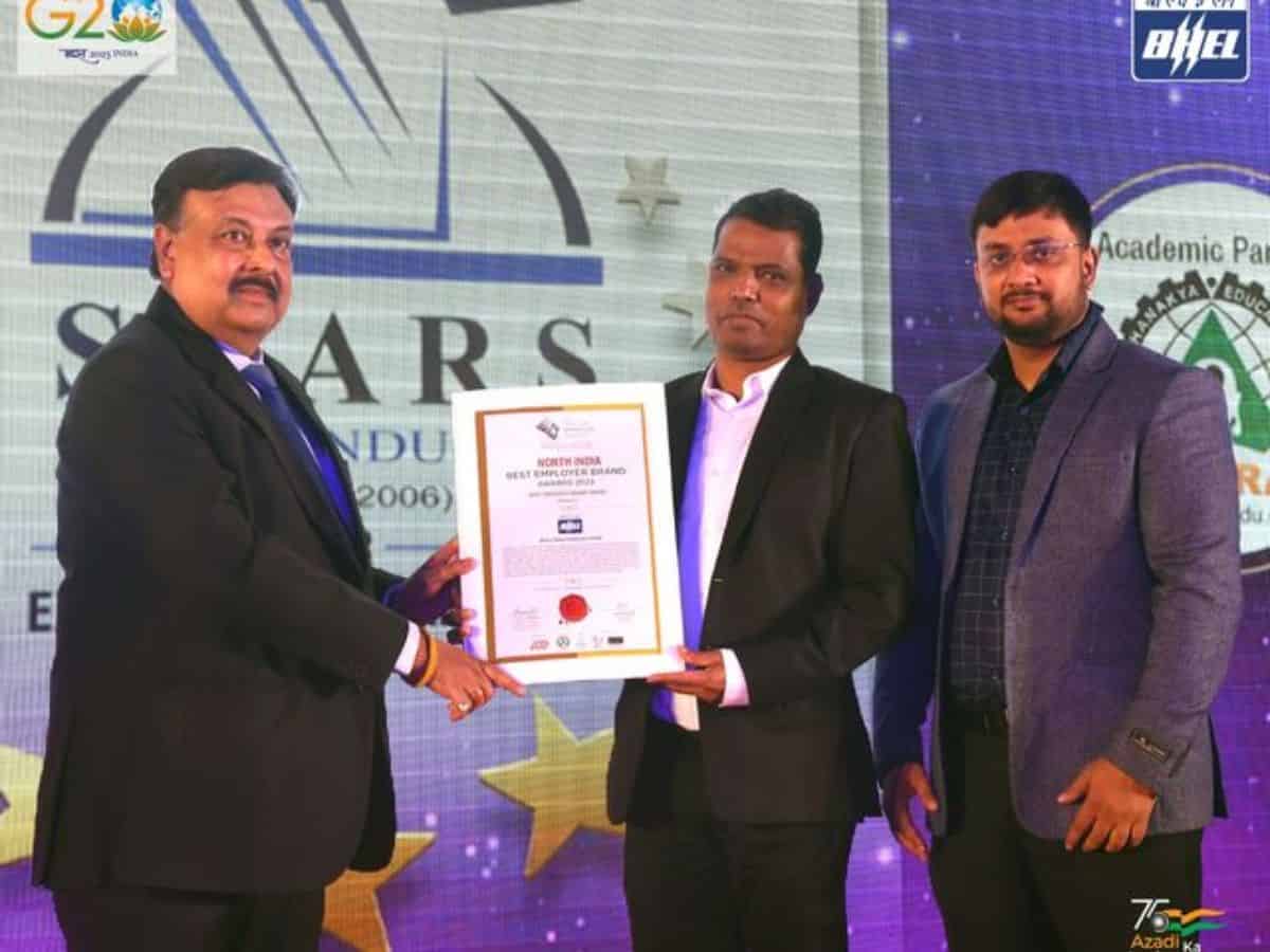 BHEL conferred with prestigious ‘North India Best Employer Brand Award 2022