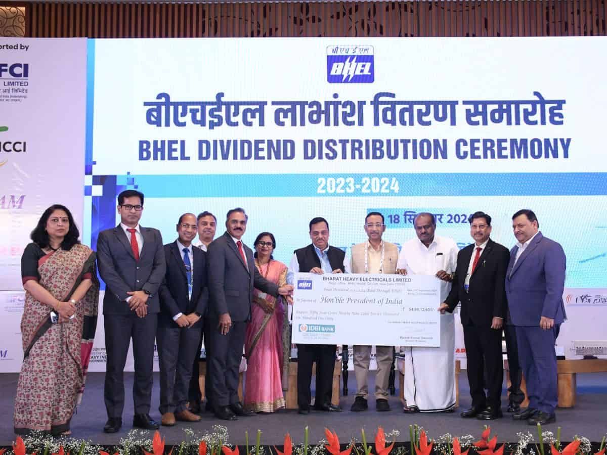 BHEL pays Rs 55 Crore Final Dividend for FY 2023-24 to Govt