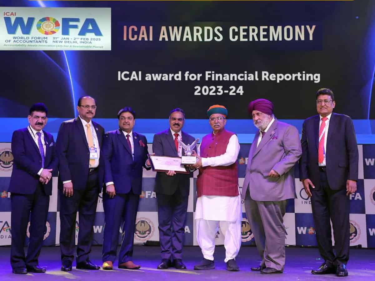 BHEL wins ICAI Awards in Infra & Construction Sector category
