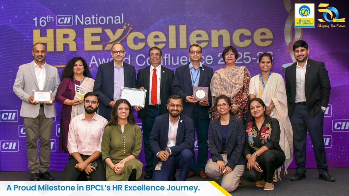 BPCL Wins Prize for Distinction in HR Excellence at CII National HR Excellence Awards 2025–26